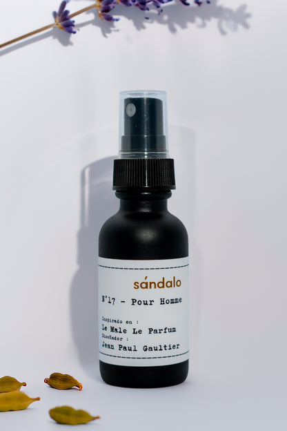 (N° 17 - Pour Homme) Inspirado en "Le Male Le Parfum - Jean Paul Gaultier"
